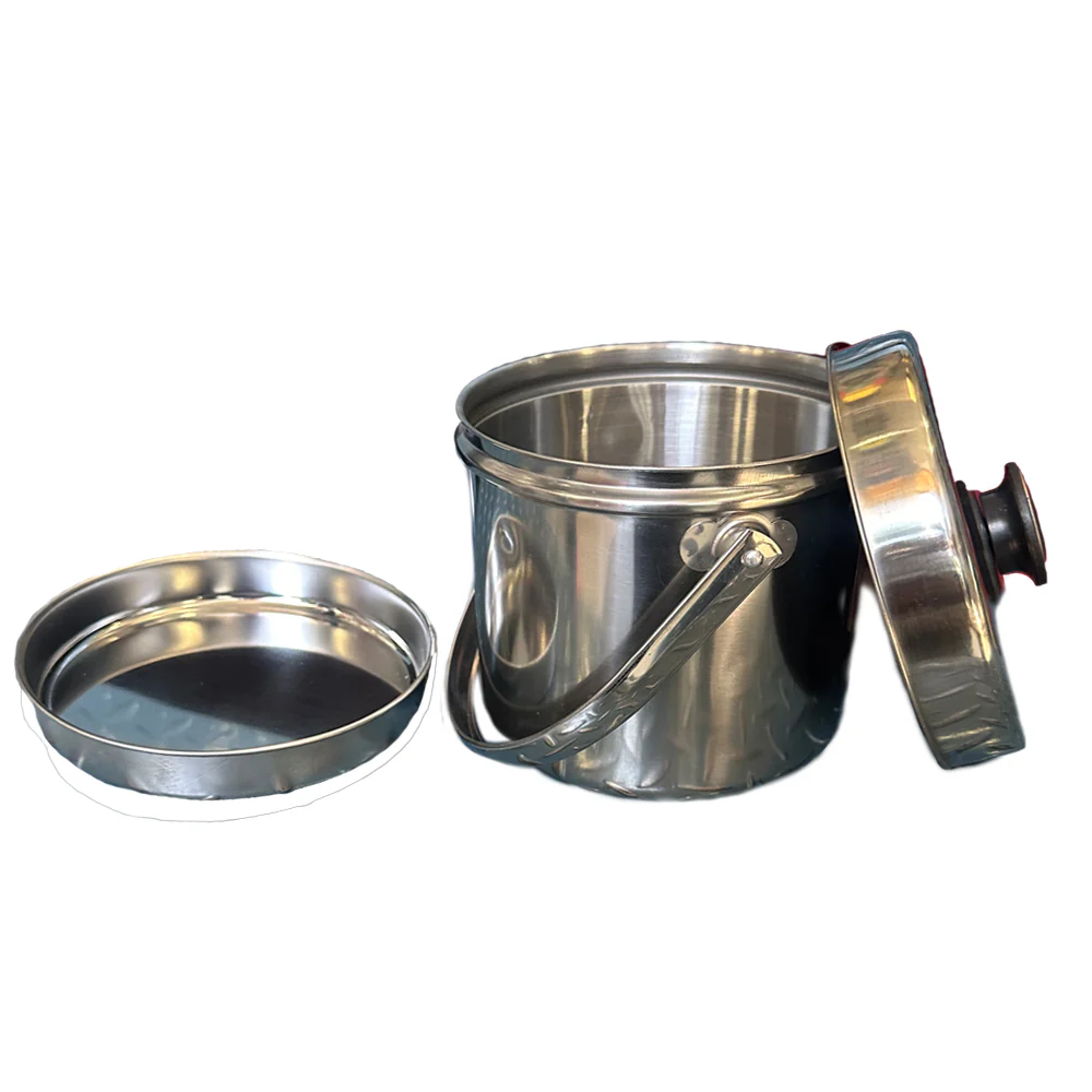13cm Stainless Steel Food Carrier - Image 2