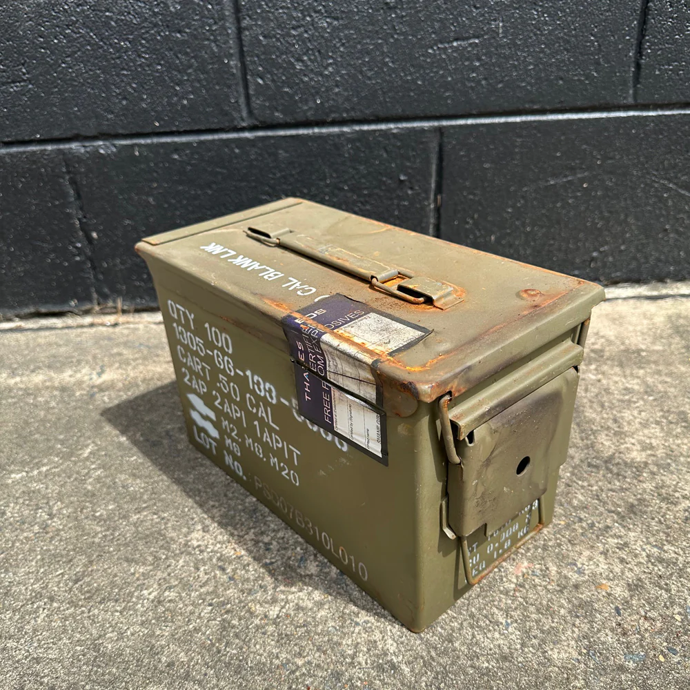 50 CAL Ammo Tracer Box Used - Image 3
