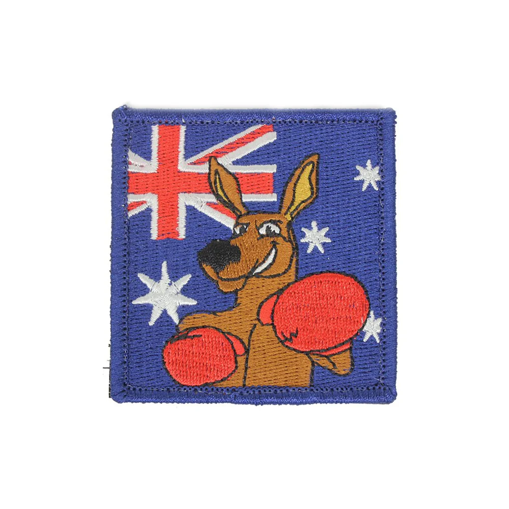 ANF Boxing Kangaroo Square Patch