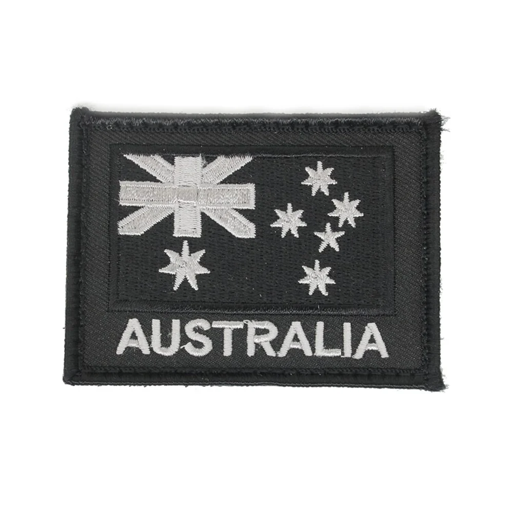 ANF Black Grey Black 70 x 50mm Patch