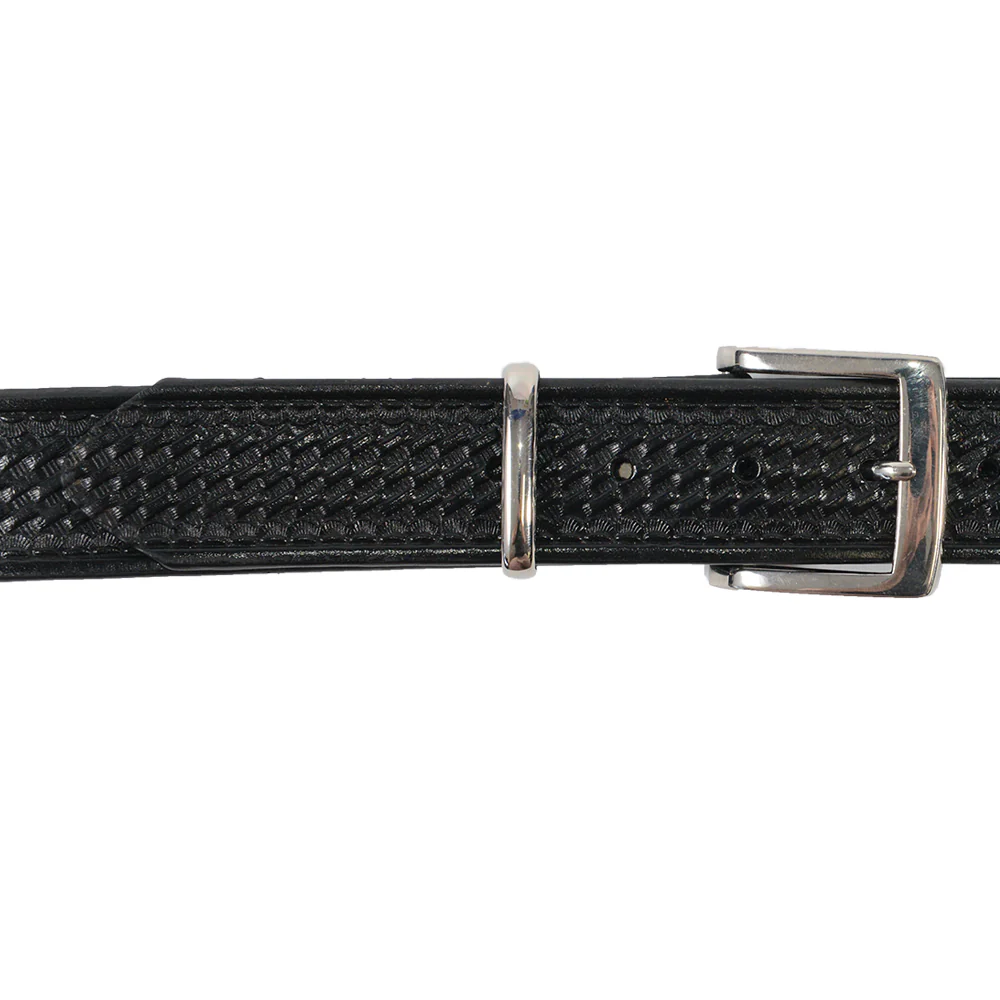Basket Weave Leather Belt - Image 2