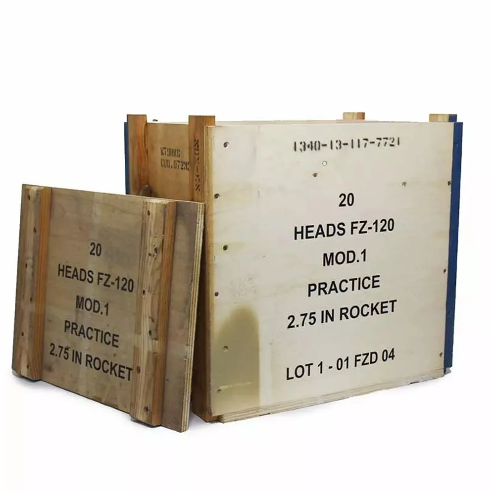 Belgian Rocket Transport Timber Crate - Image 2