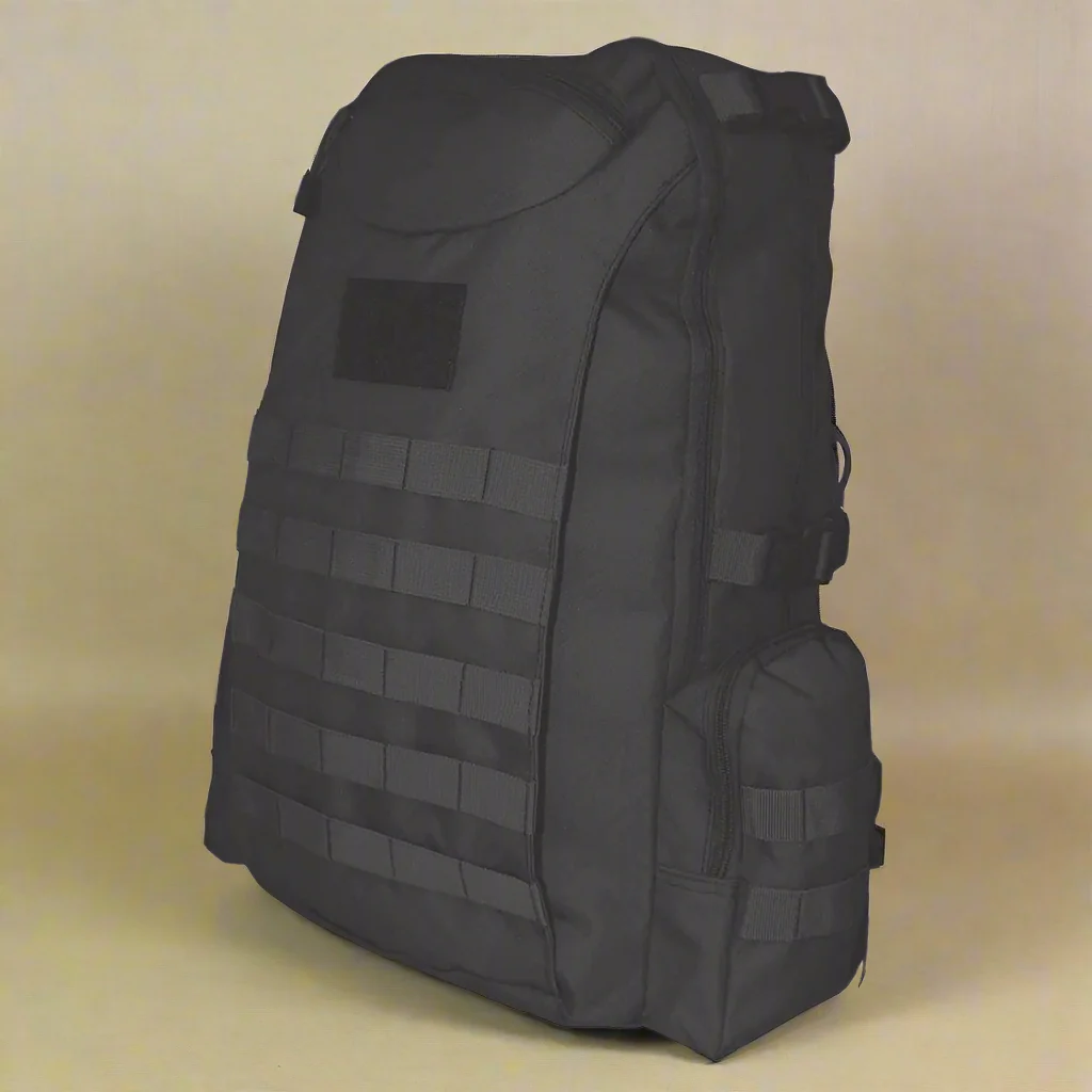 Cadets Commuter Military Backpack Black - Image 3