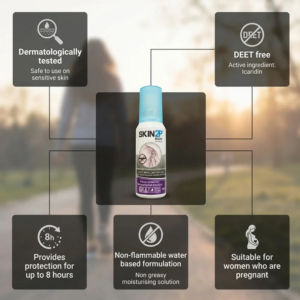 Callington Skin2P Body Insect Repellent Spray 100mL - Image 2