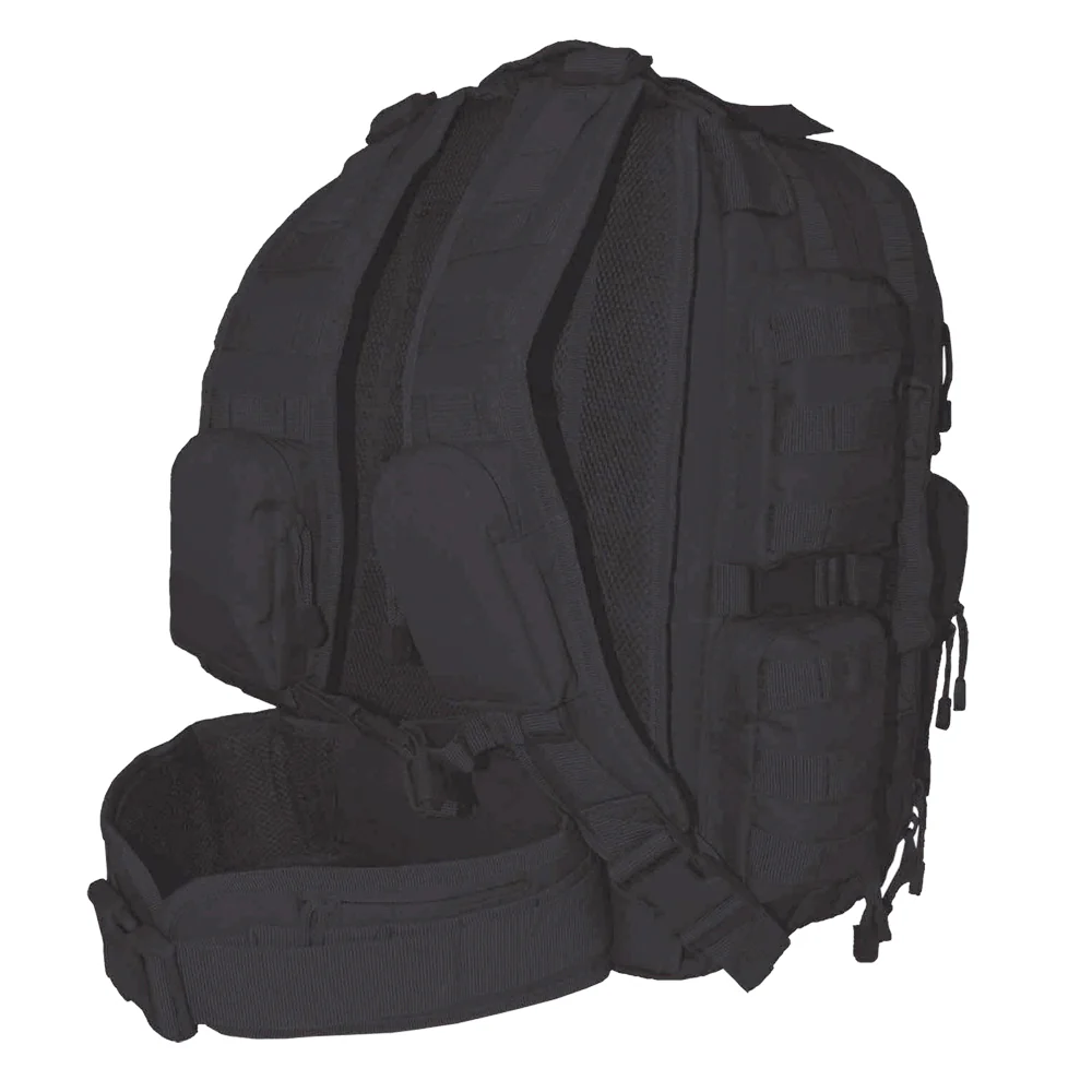Commander Military Molle Backpack Black - Image 2