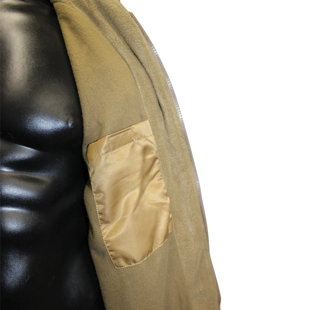 Coyote Brown Fleece Jacket - Image 6
