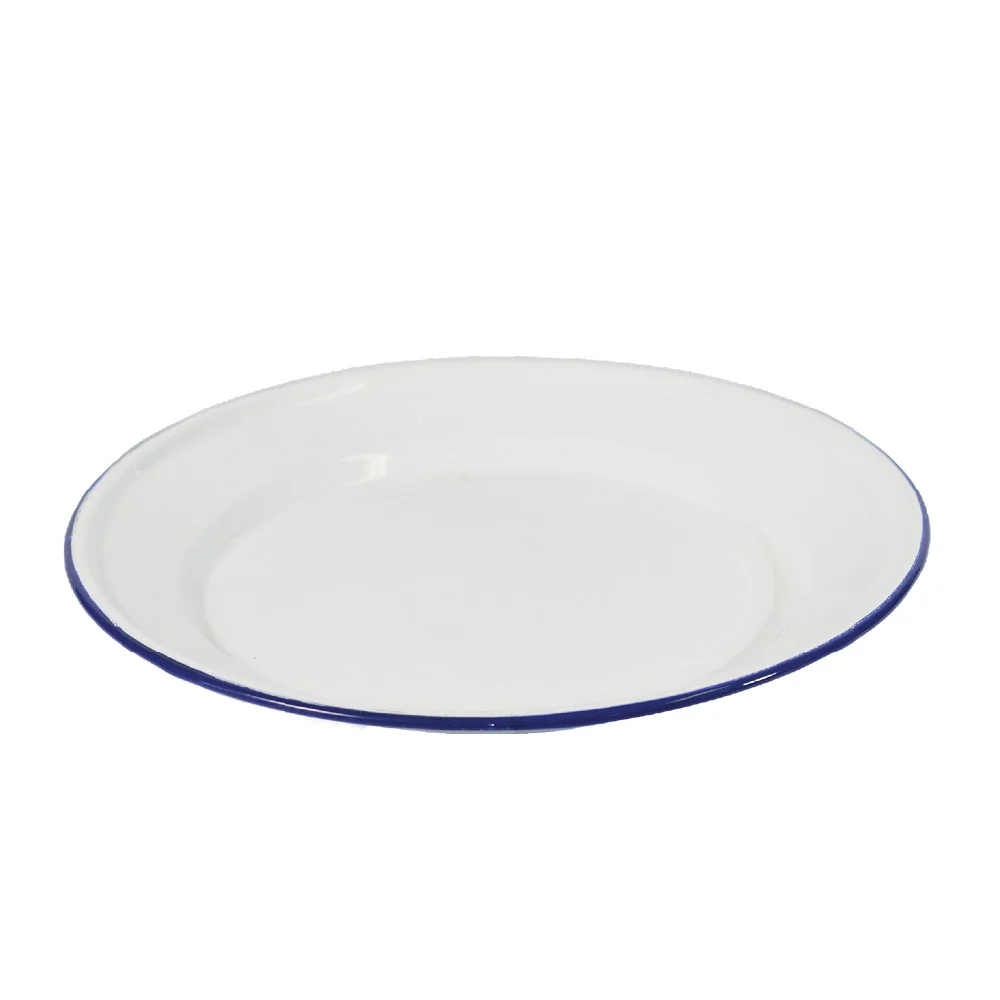 Enamel Camping Dinner Set 8pcs Medium - Image 3