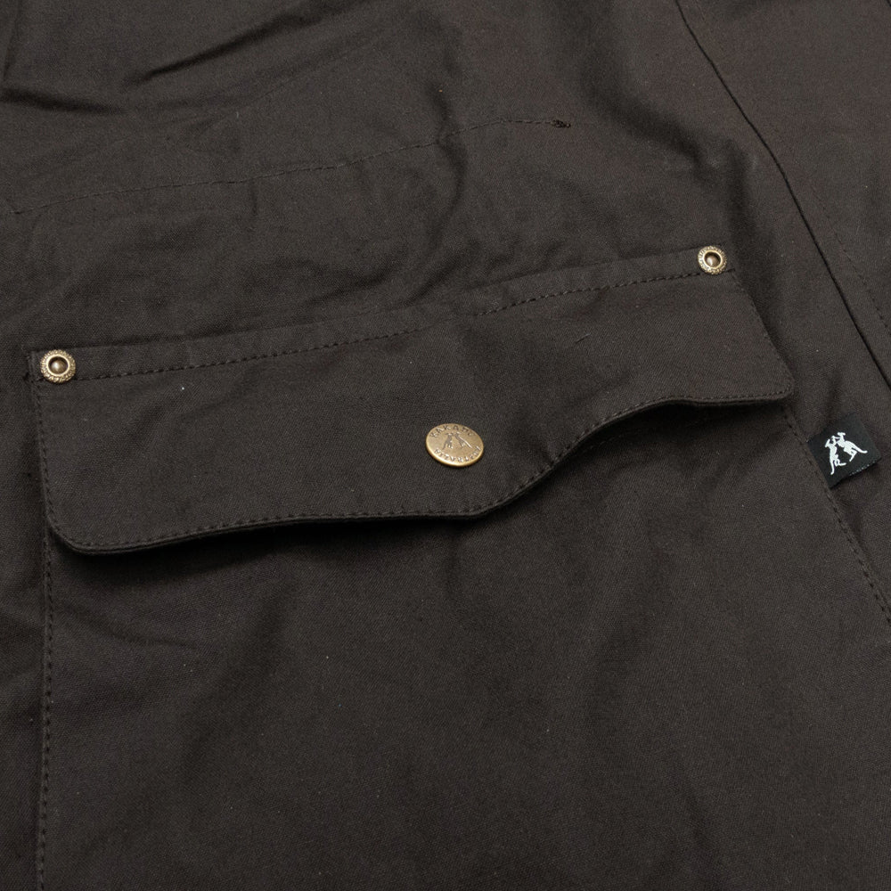 Kakadu Ironbark Drovers Oilskin Coat - Image 5