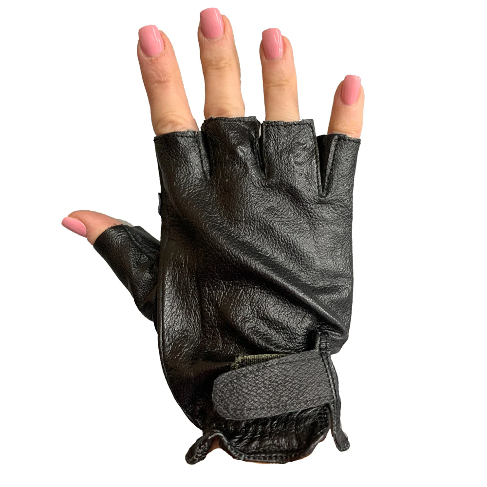 Leather Fingerless Glove Small - Image 3