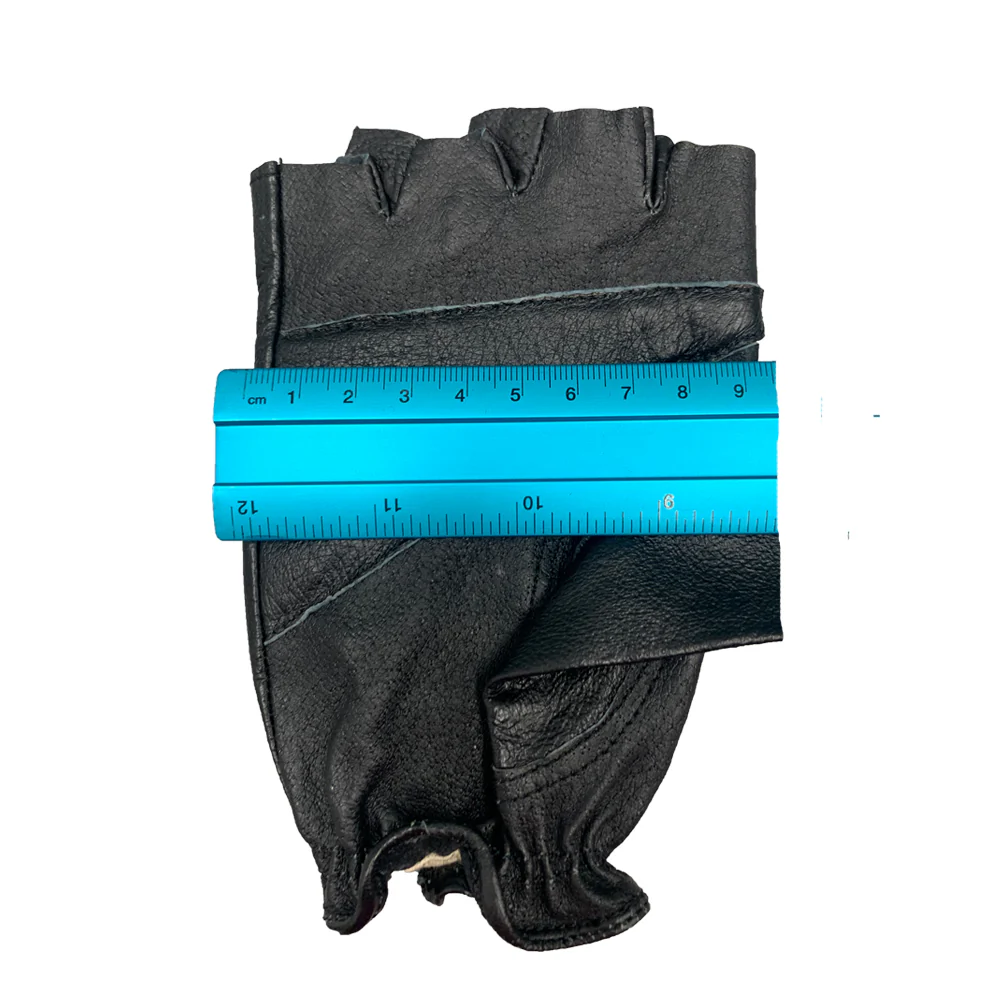 Leather Fingerless Glove Small - Image 5
