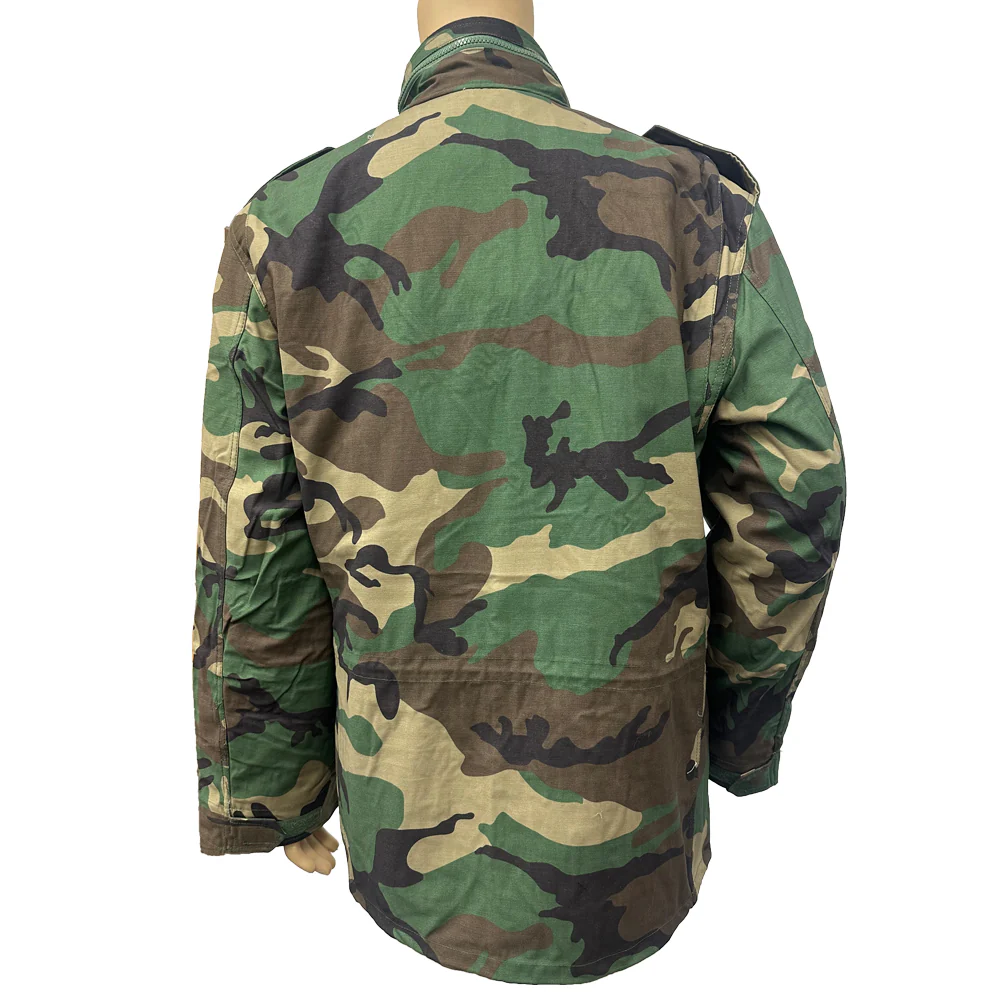 M-65 Woodland Camo Field Jacket - Image 4
