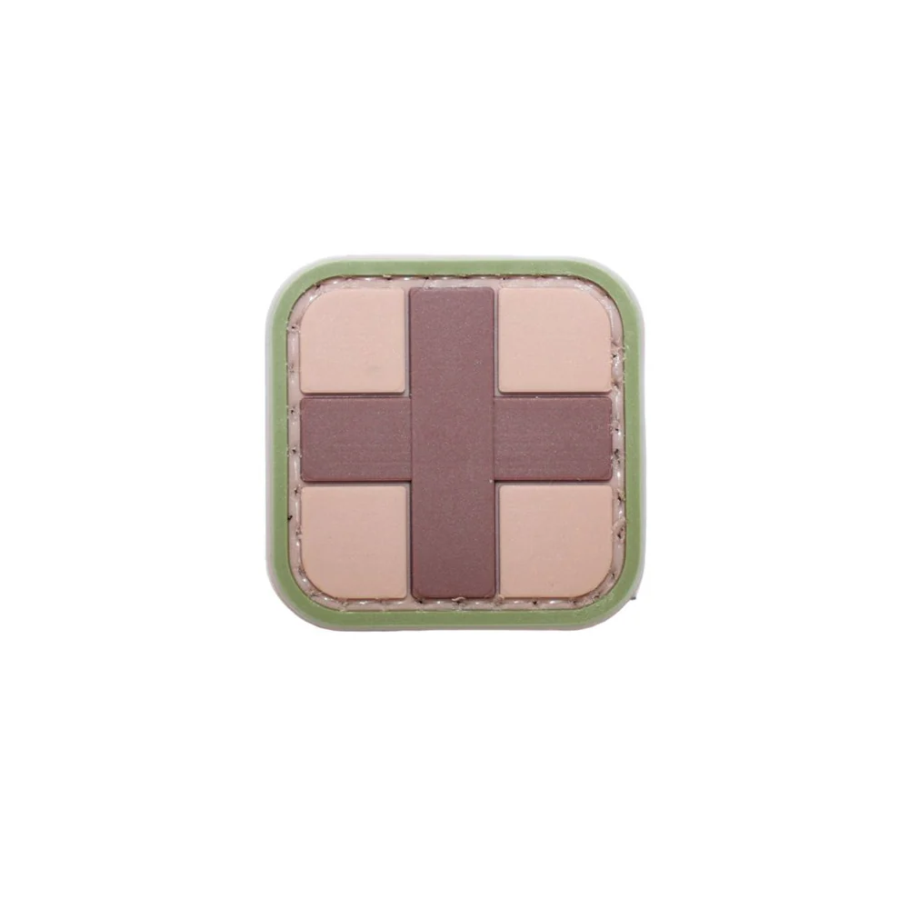 Medical Cross PVC Coyote Square - Image 2