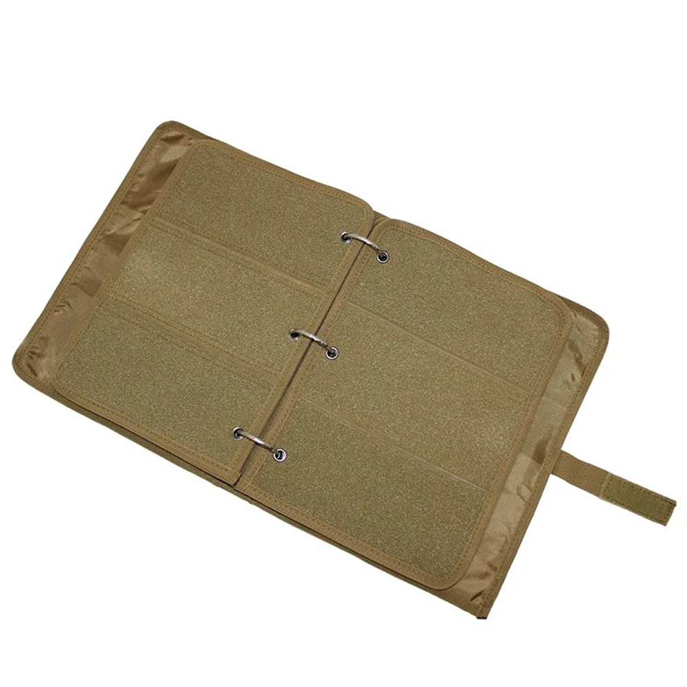 Military Patch Display Book – 5 Page Hook & Loop Album TAN - Image 2