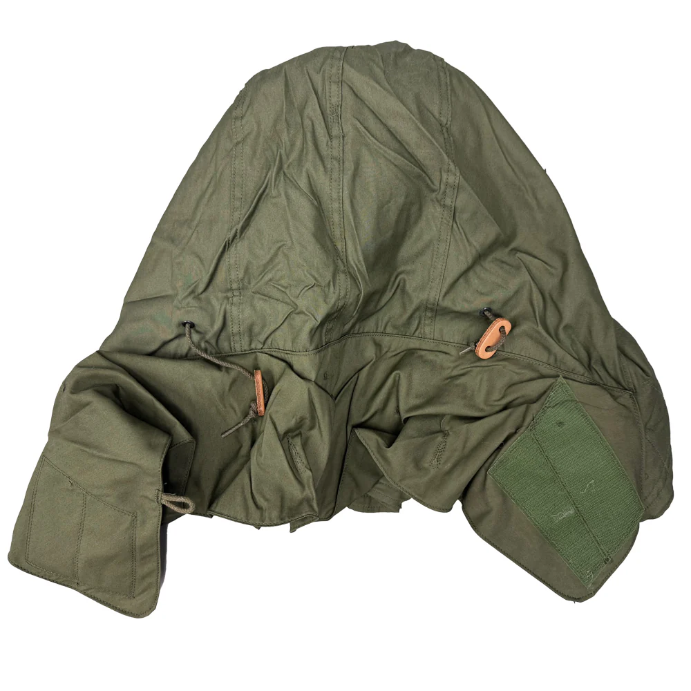 Military Surplus M-65 / M-51 Fishtail Parka Hood with Synthetic Fur Ruff - Image 2