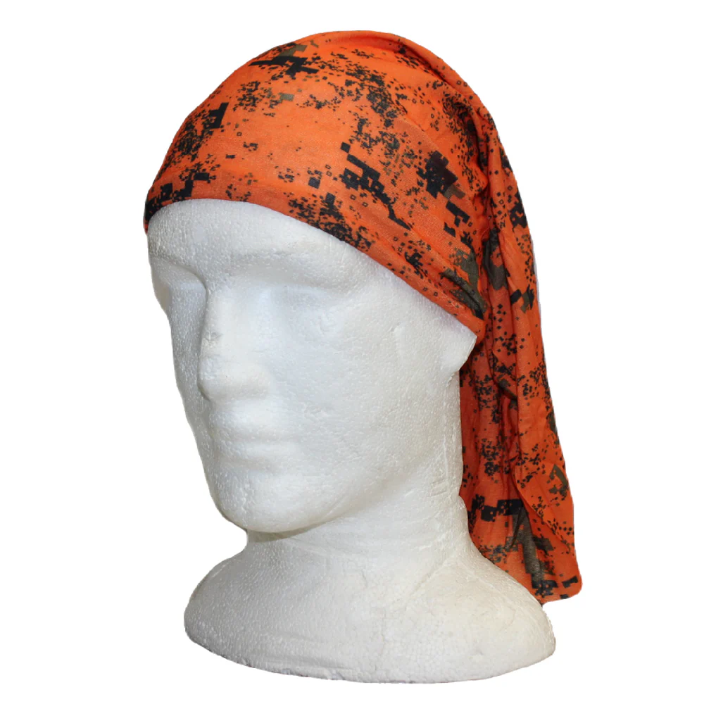 Multi function Neck Tube / Facemask Blaze Orange - Image 2
