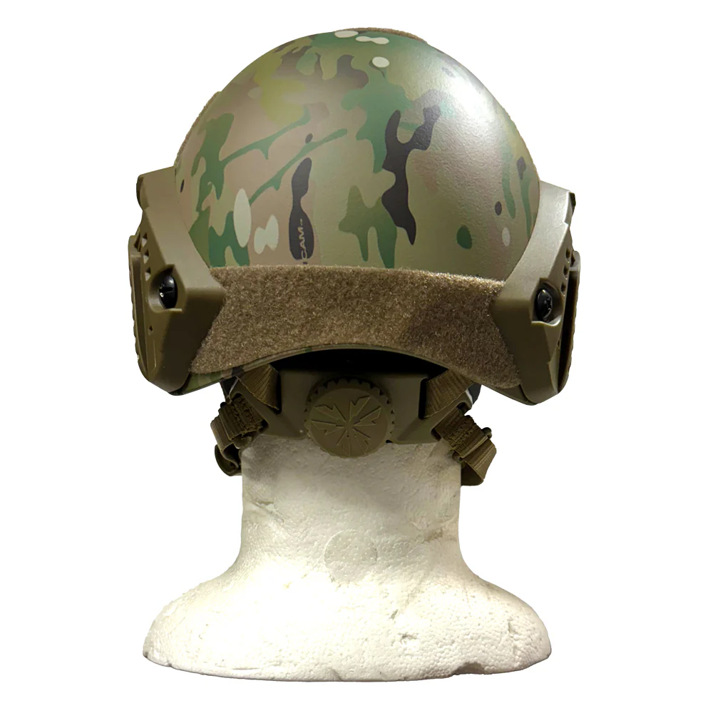 Multicam Tactical Style Helmet with accessory mounts - Image 3