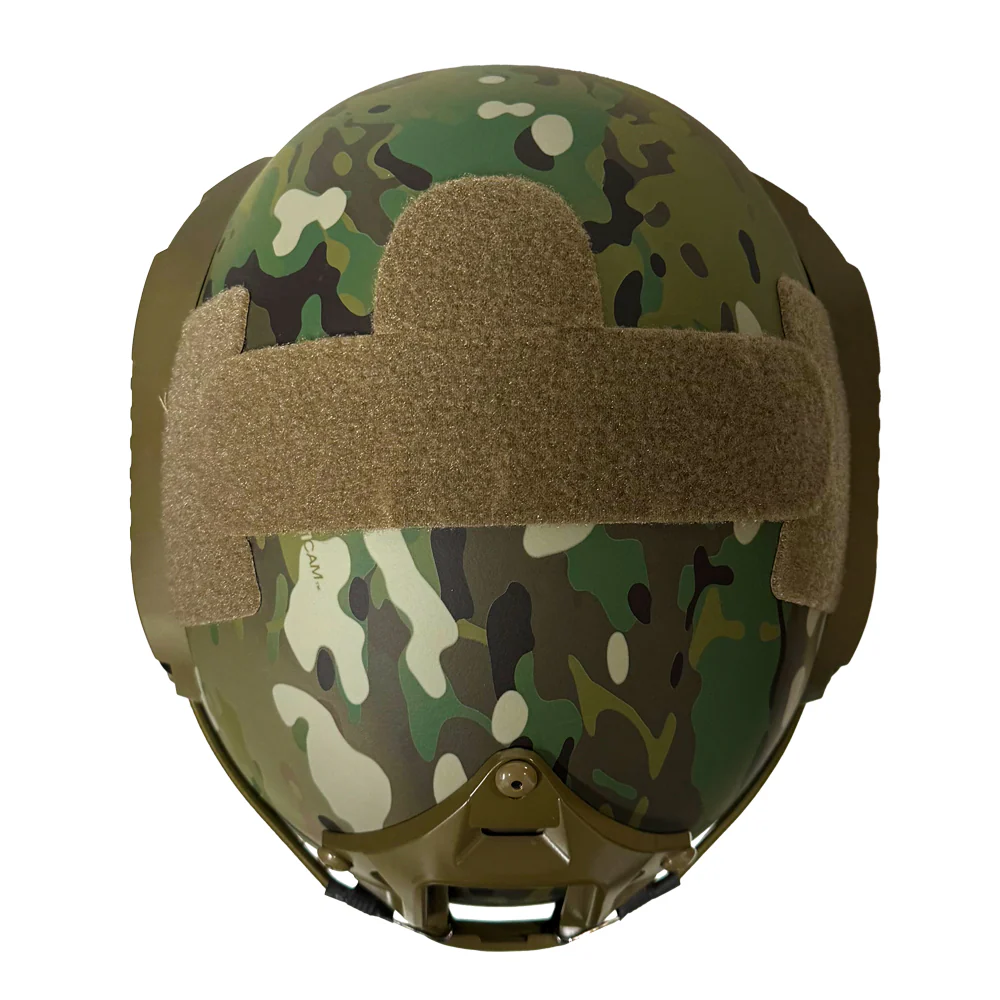 Multicam Tactical Style Helmet with accessory mounts - Image 4