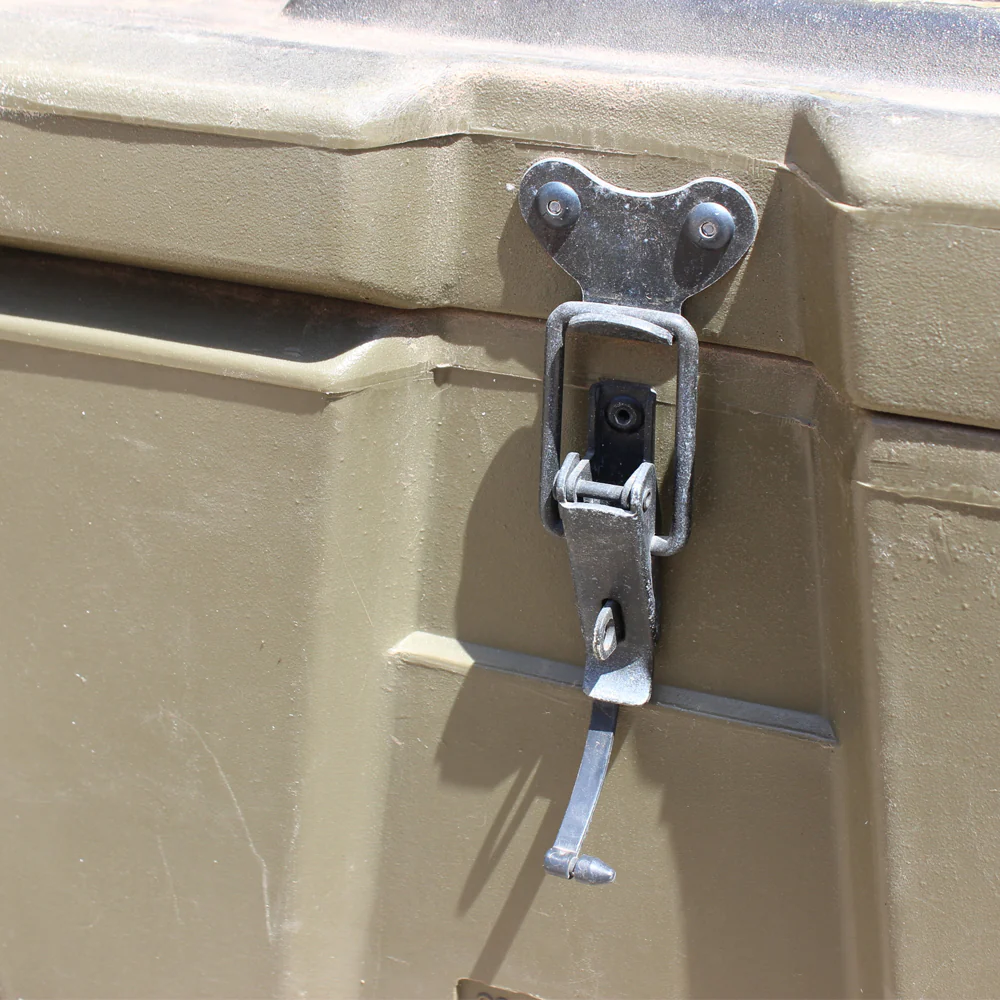 Original Australian Army Issue Footlocker Storage Trunk - Image 7