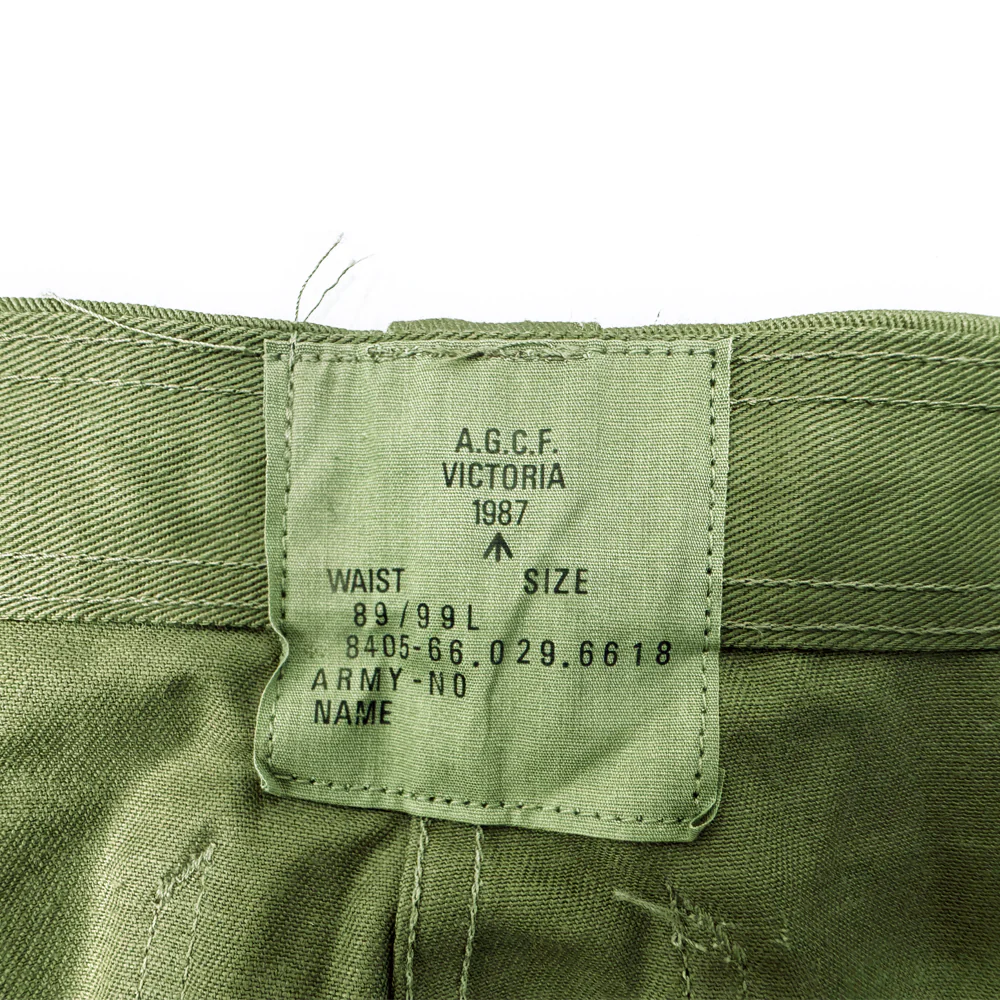 Original Australian Army Jungle Green Olive Drab Trousers - Image 10