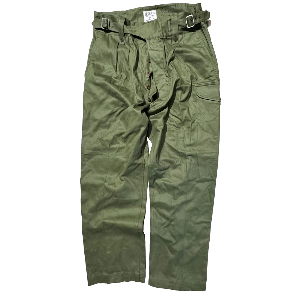 Original Australian Army Jungle Green Vietnam Era Cross Over Trousers - Size 14 - 102cm - Image 5