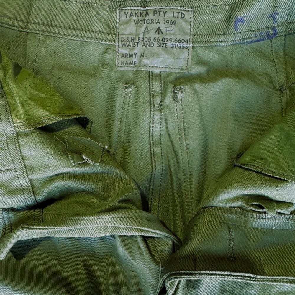 Original Australian Army Jungle Green Vietnam Era Trousers, Unissued - Image 10