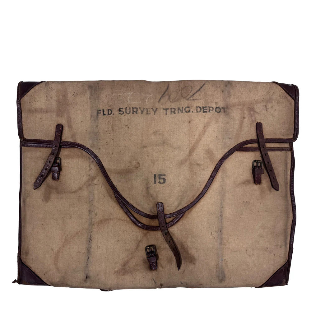 Original Australian Army WWII Field Map Case - Image 3