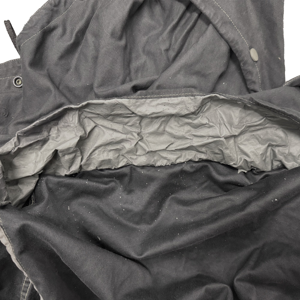 Original Dutch German Army Parkas – Dyed Black - Image 3