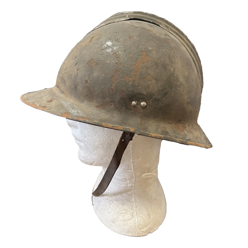 Original French Army Adrian Helmet - Image 2