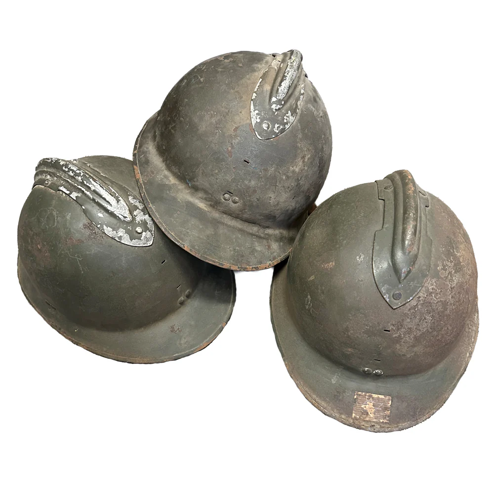 Original French Army Adrian Helmet - Image 4