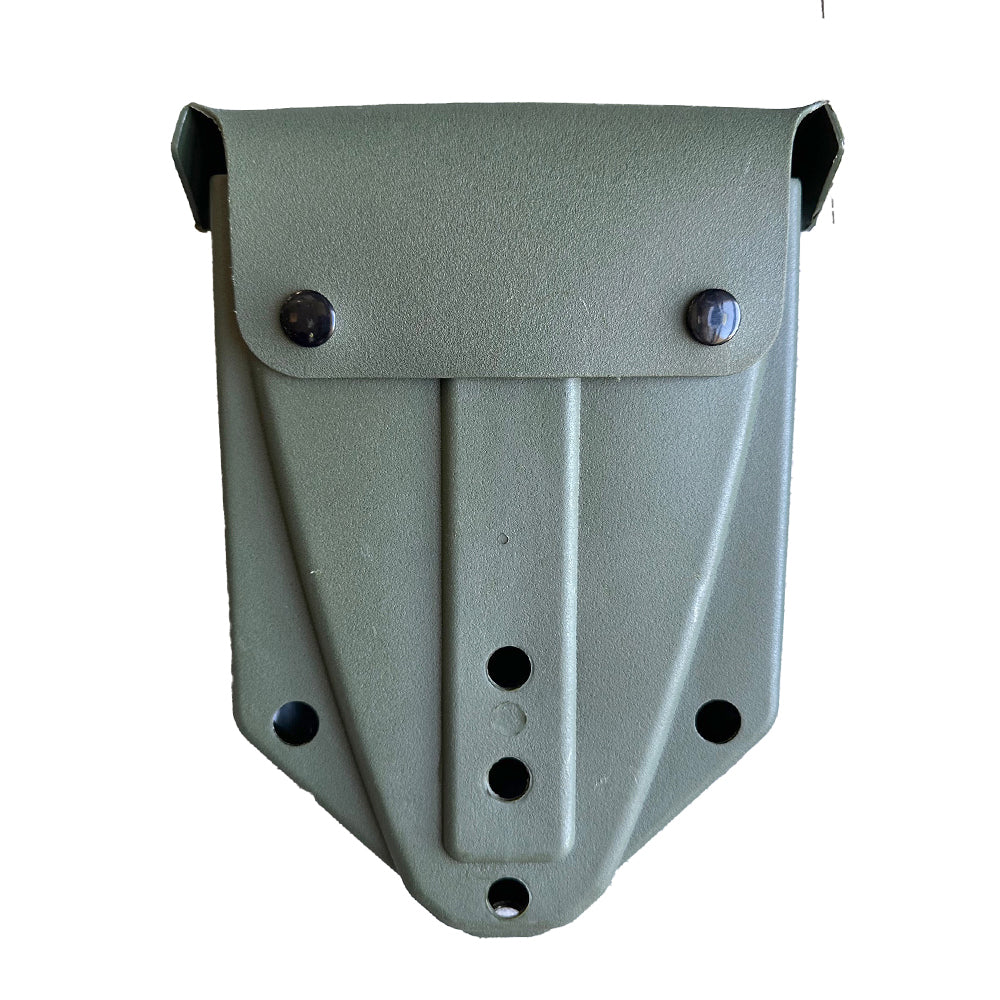 Original German Army Entrenching Shovel w Cover - Image 4