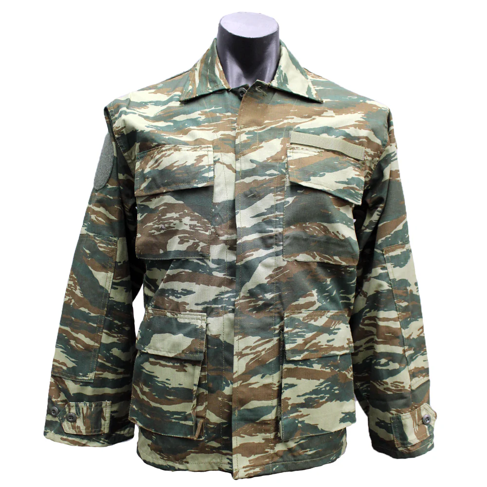 Original Greek Army Lizard Camo BDU Shirt
