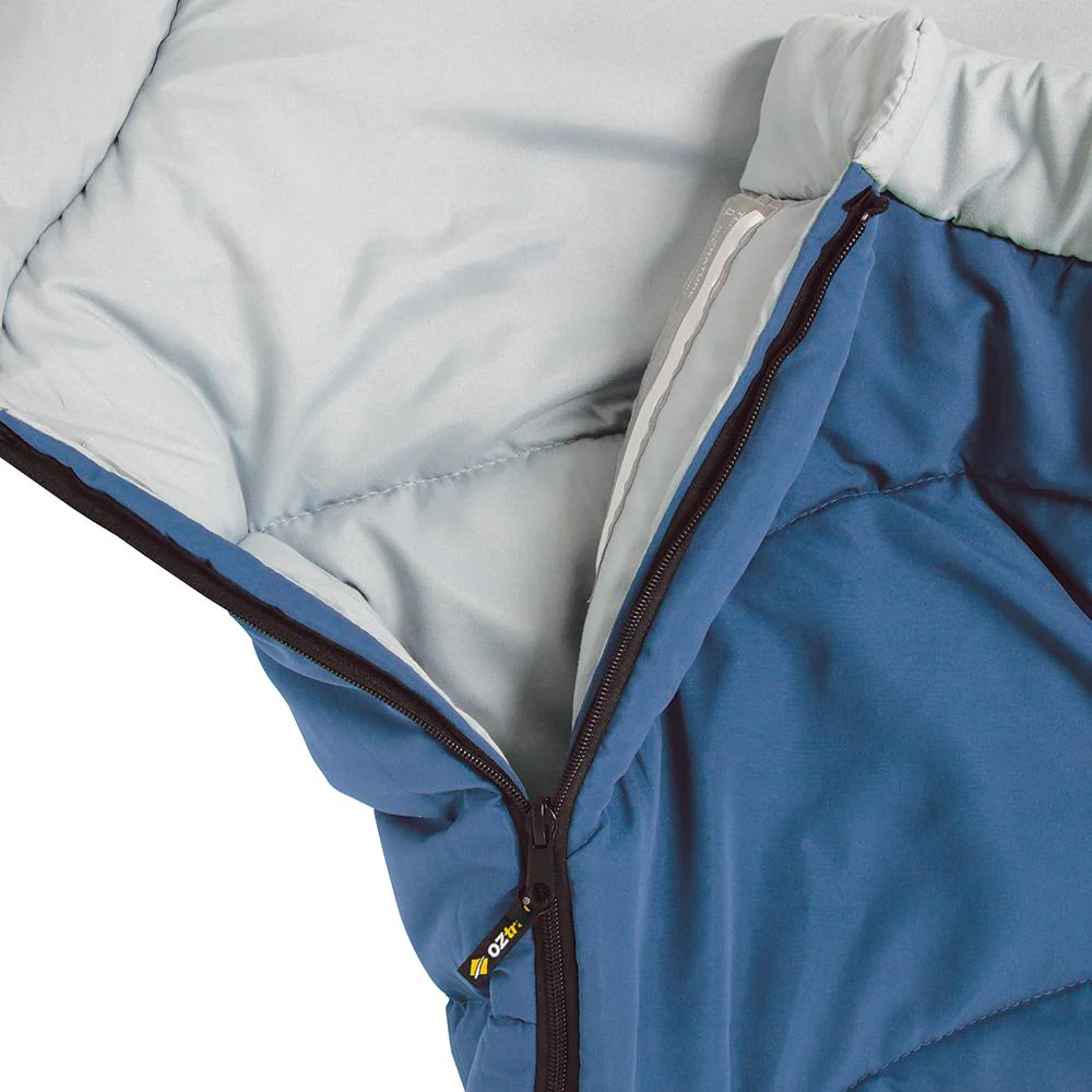 Oztrail Kingsford Hooded +5C Sleeping Bag - Image 3