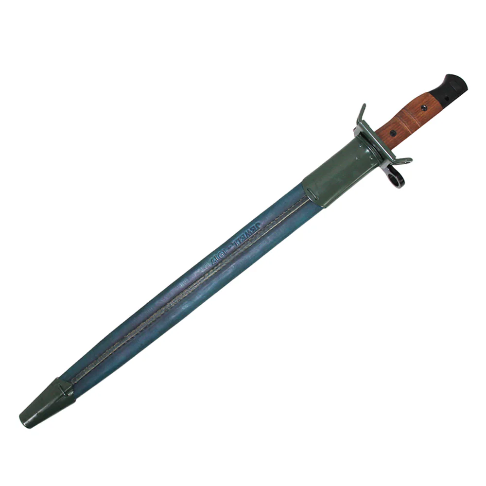 Replica US 1917 Bayonet with Leather Scabbard - Image 3