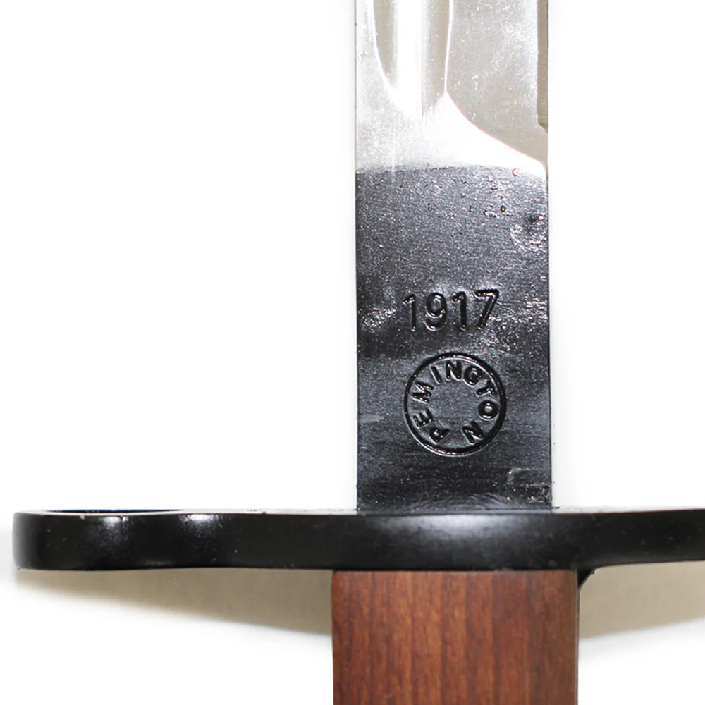 Replica US 1917 Bayonet with Leather Scabbard - Image 5