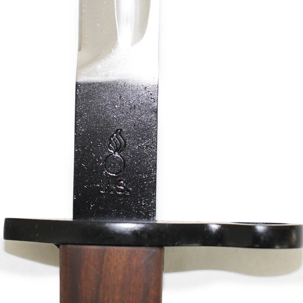Replica US 1917 Bayonet with Leather Scabbard - Image 6