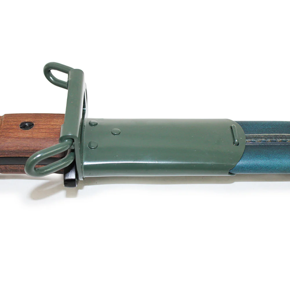 Replica US 1917 Bayonet with Leather Scabbard - Image 9