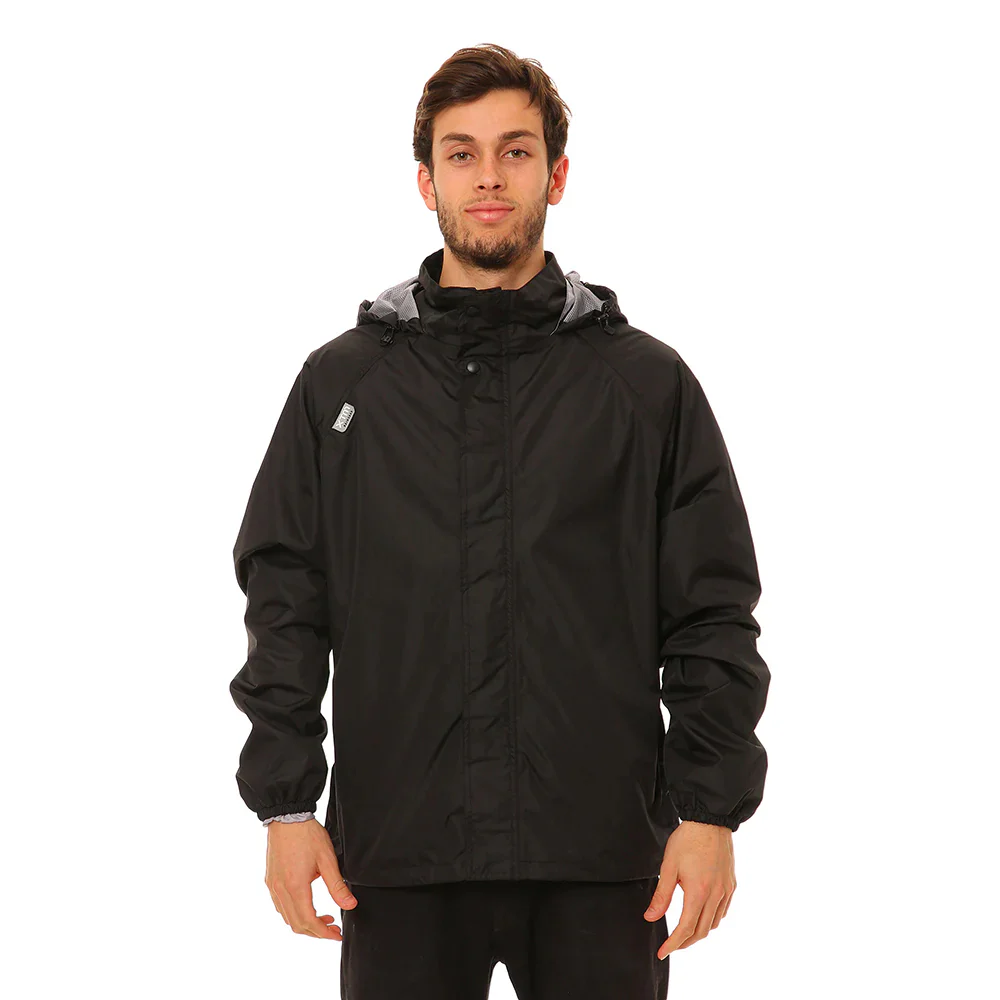 Stash II Rain Jacket Black Unisex - Image 3