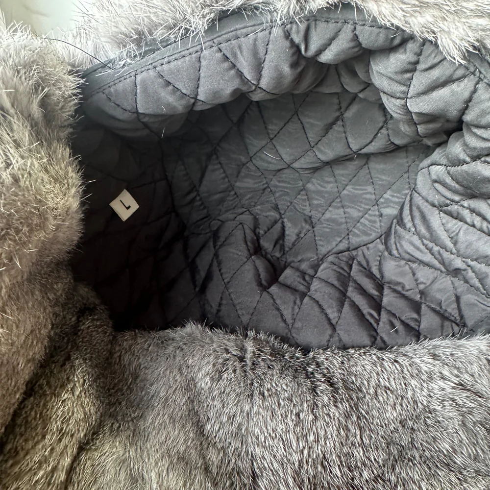 Ushanka Style Rabbit Fur Hat - Image 2